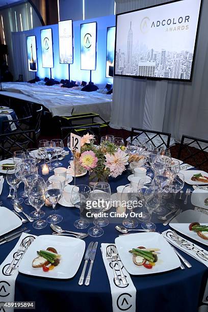 General view of atmosphere during the 9th Annual ADCOLOR Awards at Pier 60 on September 19, 2015 in New York City.