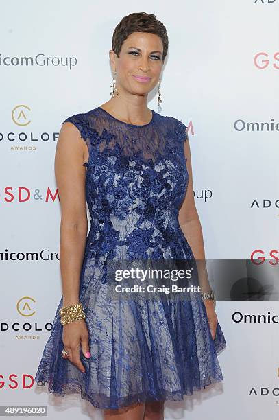 Michele Thornton, Senior Vice President at BET, Vice President National Ad Sales at CENTRIC TV, attends the 9th Annual ADCOLOR Awards at Pier 60 on...