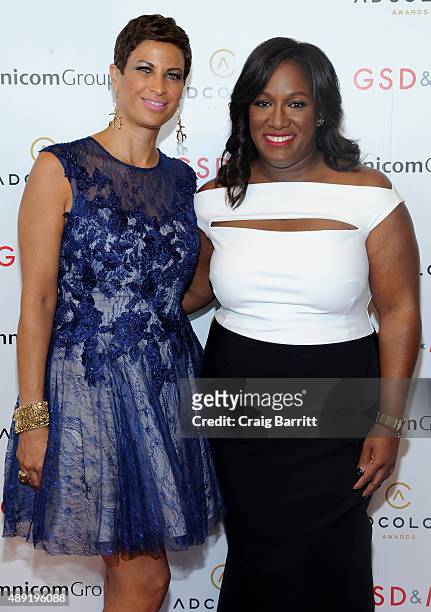 At BET, Michele Thornton , and Tiffany Warren , Founder and President of AdColor attend the 9th Annual ADCOLOR Awards at Pier 60 on September 19,...