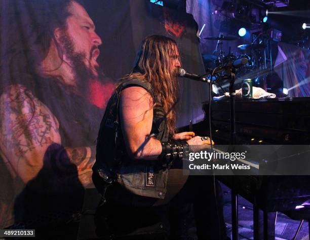 Zakk Wylde of Black Label Society at the Starland Ballroom on May 9, 2014 in Sayreville, New Jersey.