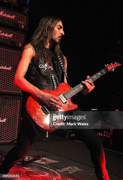 Dario Lorina of Black Label Society at Starland Ballroom on May 9, 2014 in Sayreville, New Jersey.