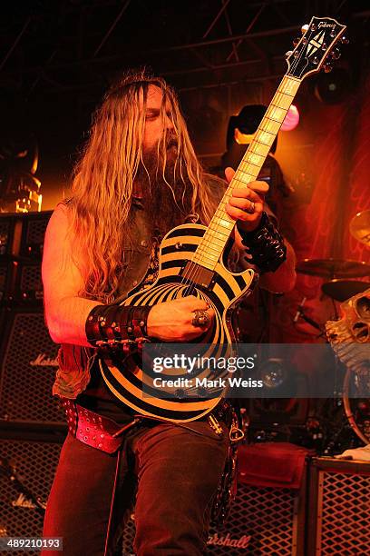 Zakk Wylde of Black Label Society at the Starland Ballroom on May 9, 2014 in Sayreville, New Jersey.