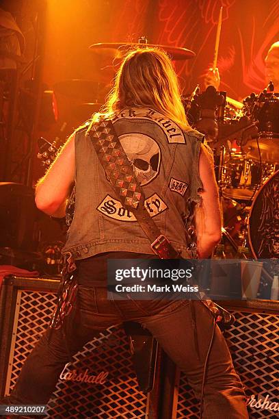 Zakk Wylde of Black Label Society at the Starland Ballroom on May 9, 2014 in Sayreville, New Jersey.