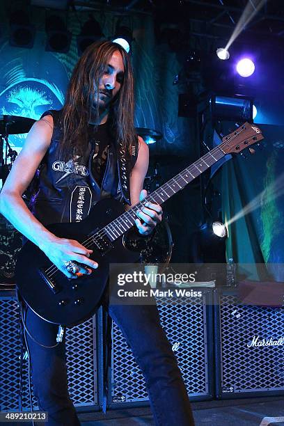 Dario Lorina of Black Label Society at Starland Ballroom on May 9, 2014 in Sayreville, New Jersey.