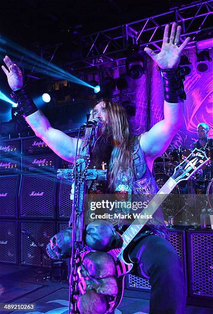 Zakk Wylde of Black Label Society at the Starland Ballroom on May 9, 2014 in Sayreville, New Jersey.