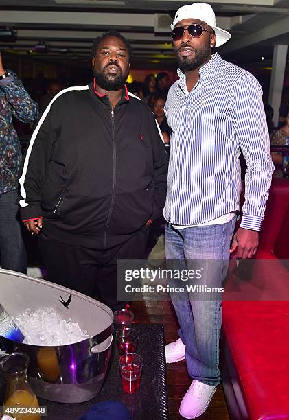 Ball and MJG attend 2 Chainz Birthday Celebration at Compound on September 14, 2015 in Atlanta, Georgia.