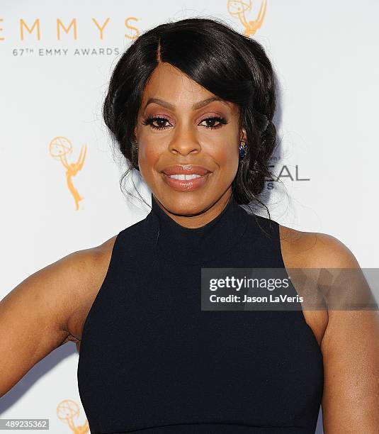 Actress Niecy Nash attends the Television Academy's celebration for the 67th Emmy Award nominees for outstanding performances at Pacific Design...