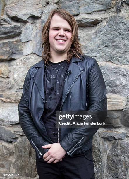 American Idol" Finalist Caleb Johnson poses during his homecoming on May 10, 2014 in Asheville, North Carolina.