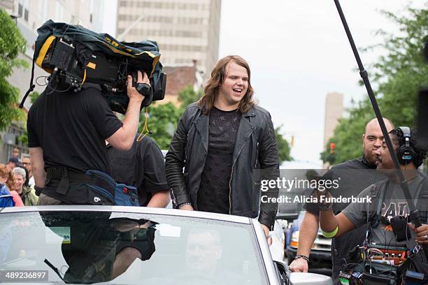 American Idol" Finalist Caleb Johnson's homecoming on May 10, 2014 in Asheville, North Carolina.