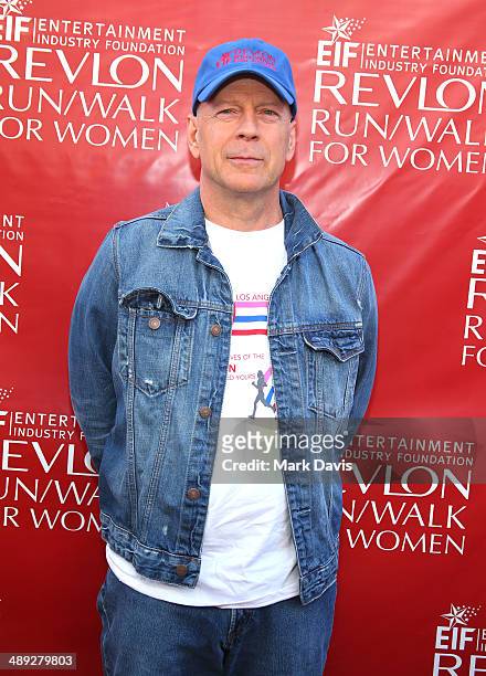 Co-Host Bruce Willis attends the 21st Annual EIF Revlon Run Walk For Women at Los Angeles Memorial Coliseum on May 10, 2014 in Los Angeles,...