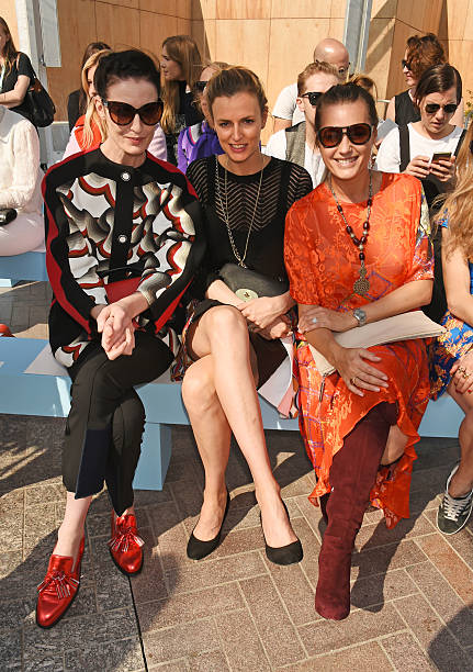 GBR: Jonathan Saunders - Front Row - LFW SS16