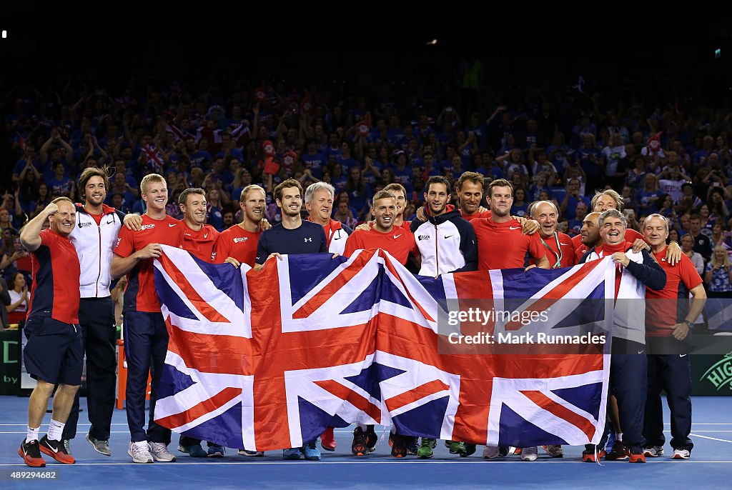 Great Britain v Australia Davis Cup Semi Final 2015 - Day 3