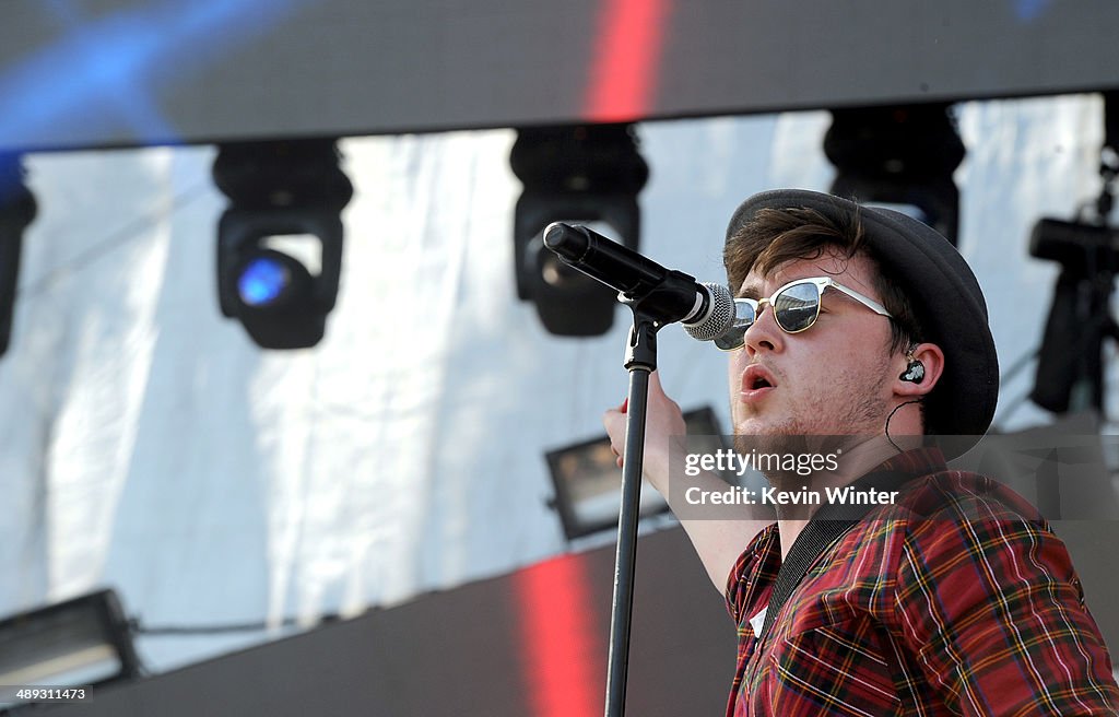 Jake Roche Singer Singer Jake Roche of Rixton performs onstage during 102.7 KIIS FM's ...