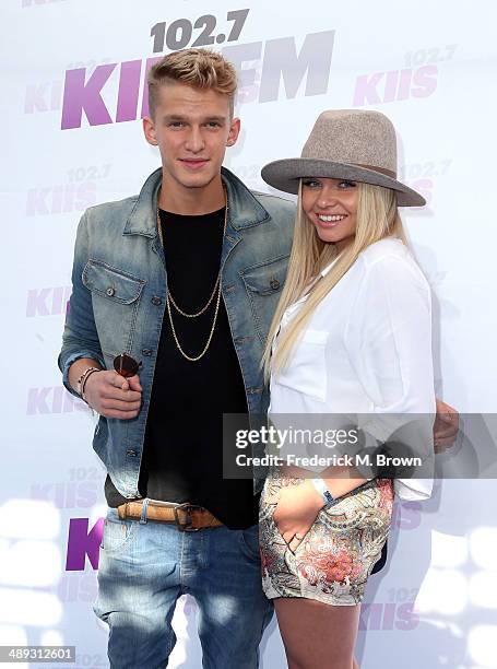 Singer/songwriters Cody Simpson and Alli Simpson attend 102.7 KIIS FM's 2014 Wango Tango at StubHub Center on May 10, 2014 in Los Angeles, California.