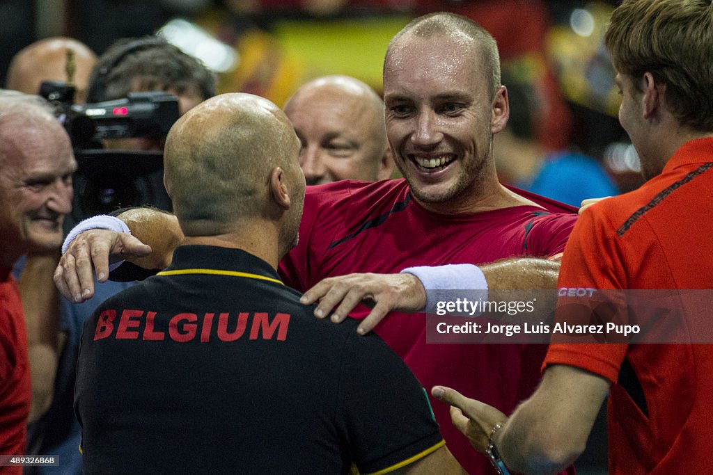 Belgium v Argentina Davis Cup Semi Final 2015 - Day 3