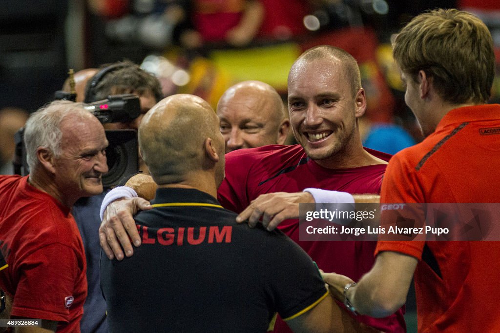 Belgium v Argentina Davis Cup Semi Final 2015 - Day 3