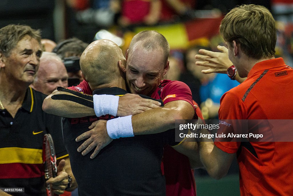 Belgium v Argentina Davis Cup Semi Final 2015 - Day 3