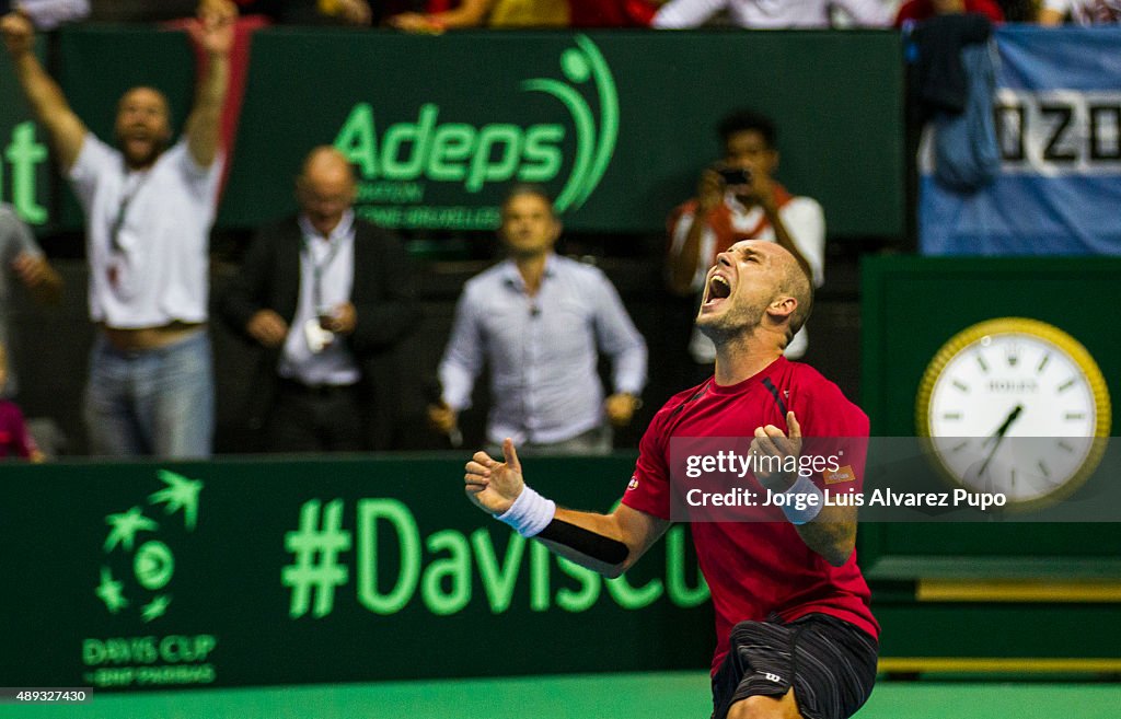 Belgium v Argentina Davis Cup Semi Final 2015 - Day 3