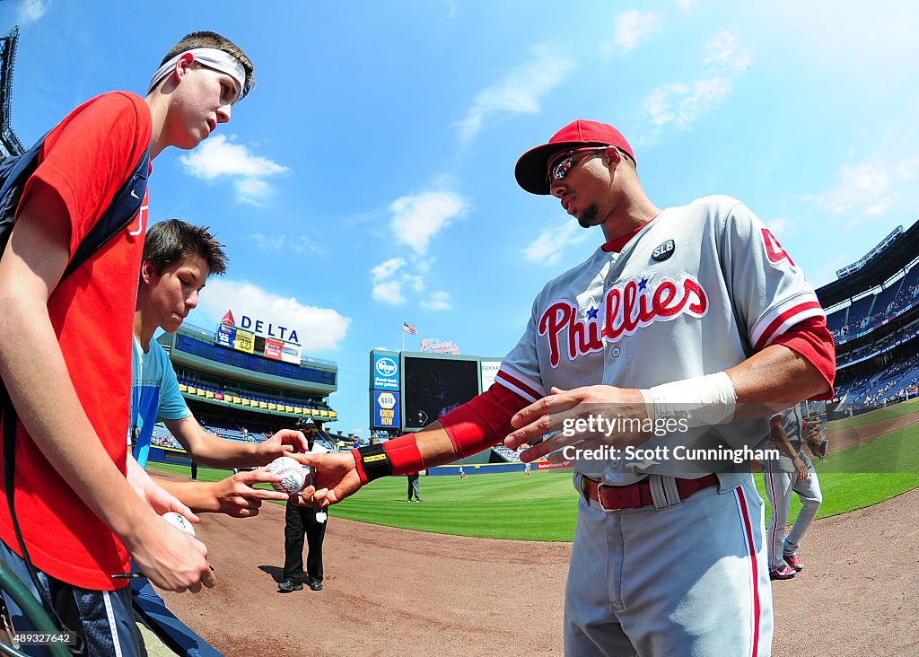 Philadelphia Phillies v Atlanta Braves