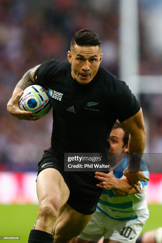 New Zealand v Argentina - Group C: Rugby World Cup 2015
