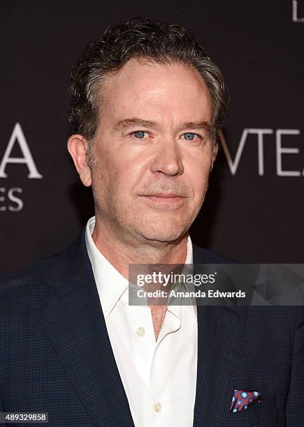 Actor Timothy Hutton arrives at the BAFTA Los Angeles TV Tea 2015 at the SLS Hotel on September 19, 2015 in Beverly Hills, California.