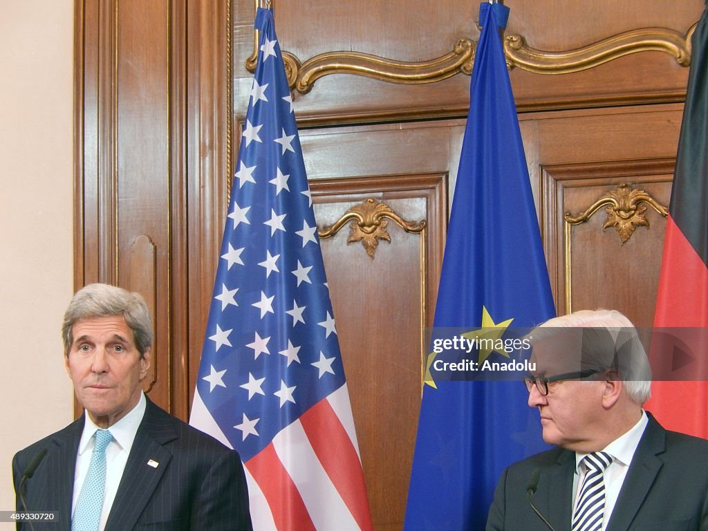 US Secretary of State John Kerry in Berlin