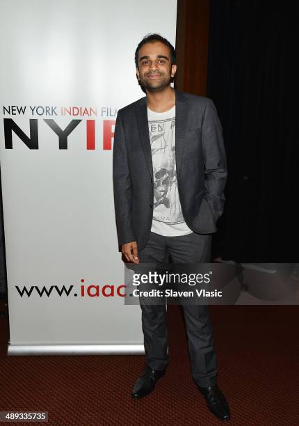 Actor Omar Khan from "Three Shades of White" attends the 2014 NYIFF Closing Night Screening Of "Goynar Baksho" at NYU Skirball Center on May 10, 2014...