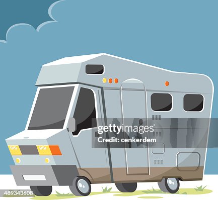 Vector motocaravan Vector motocaravan
