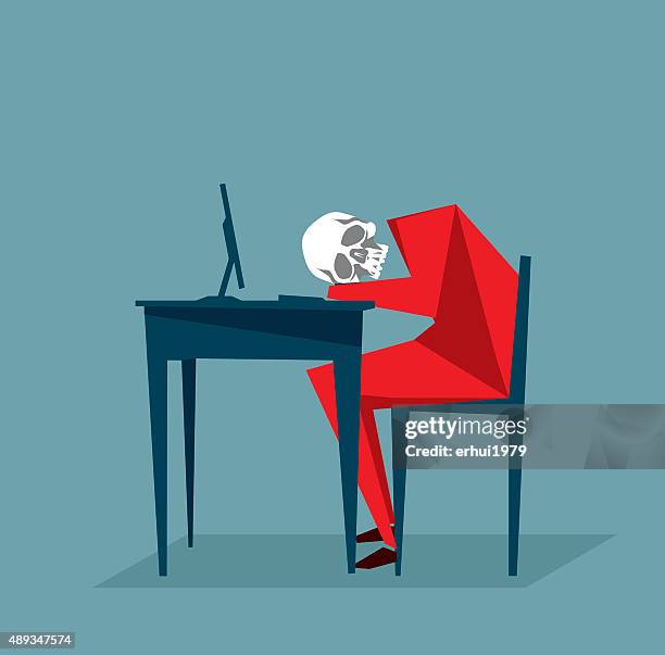Dead Computer Banner Death Computer Stock-Fotos und Bilder - Getty Images