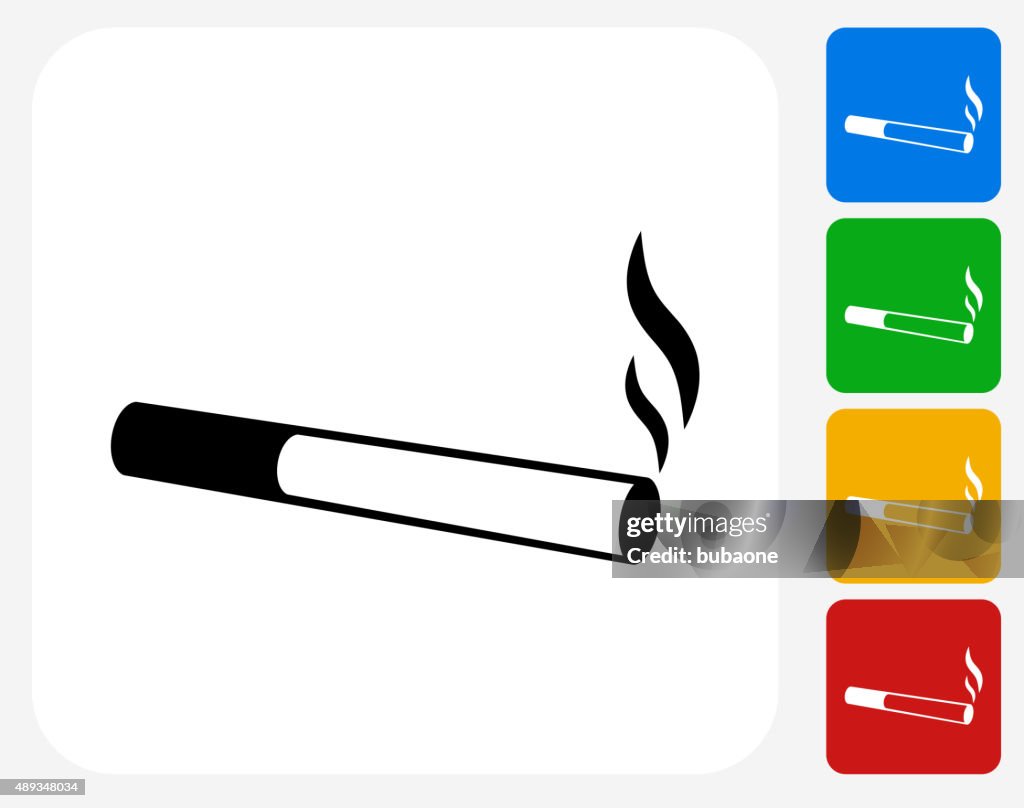 Icône de cigarettes à la conception graphique