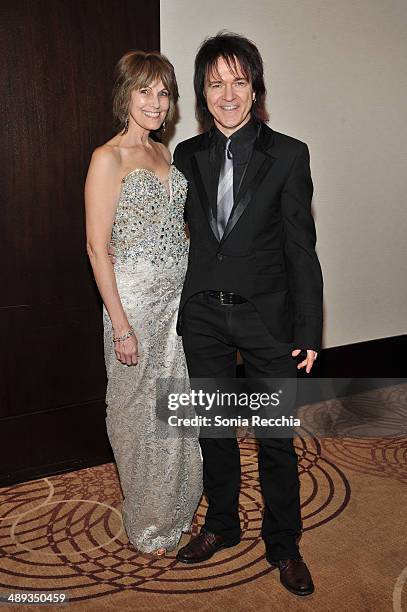 Janice Gowan and Lawrence Gowan attend The Scarborough World Gala Lifetime Achievement Award Ceremony at Sheraton Centre Toronto Hotel on May 10,...