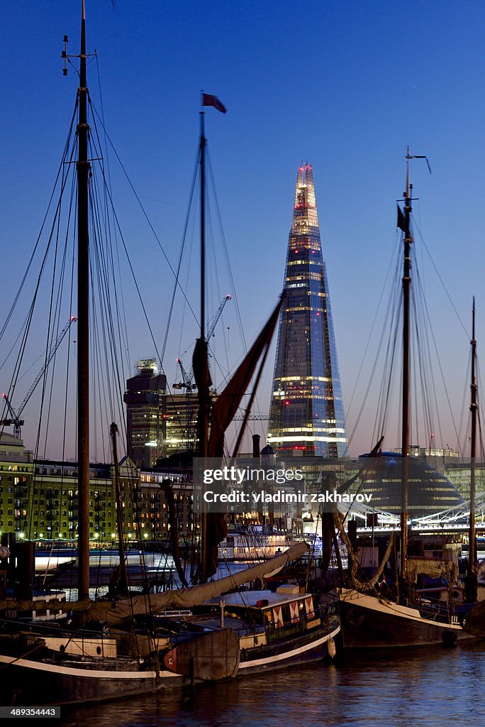 London cityscape at twilight