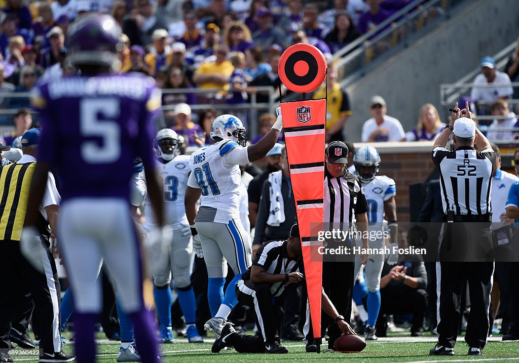 Detroit Lions v Minnesota Vikings