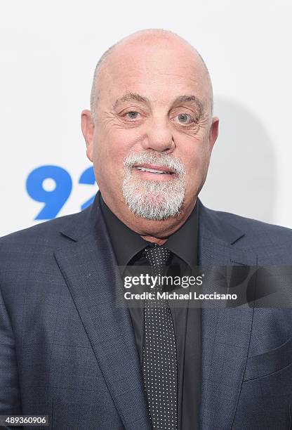 Musician Billy Joel attends Don Henley in Conversation with Billy Joel at 92Y on September 20, 2015 in New York City.