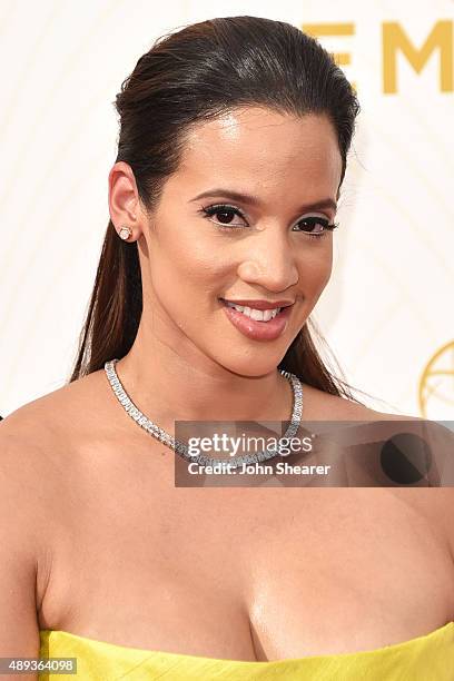 Actress Dascha Polanco attends the 67th Annual Primetime Emmy Awards at Microsoft Theater on September 20, 2015 in Los Angeles, California.