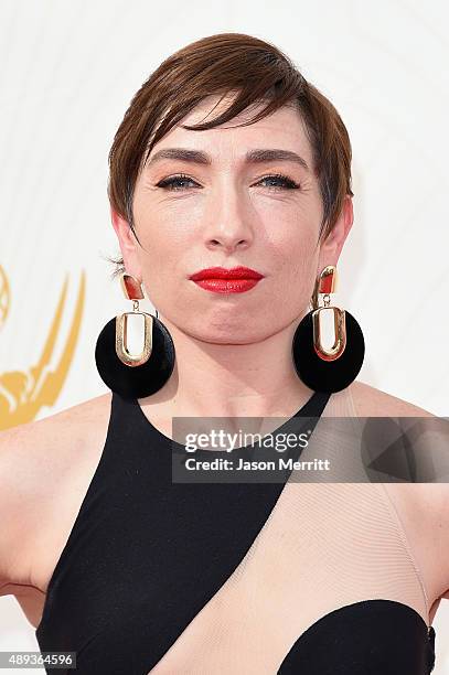 Actress Naomi Grossman attends the 67th Annual Primetime Emmy Awards at Microsoft Theater on September 20, 2015 in Los Angeles, California.