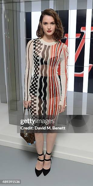 Sai Bennett attends the Louis Vuitton Series 3 VIP launch during London Fashion Week SS16 on September 20, 2015 in London, England.