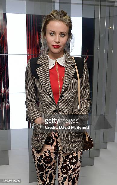 Billie JD Porter attends the Louis Vuitton Series 3 VIP launch during London Fashion Week SS16 on September 20, 2015 in London, England.