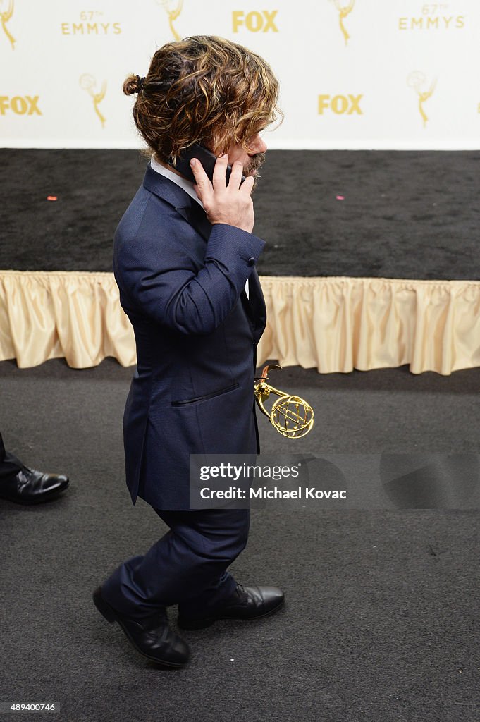 67th Annual Primetime Emmy Awards - Press Room