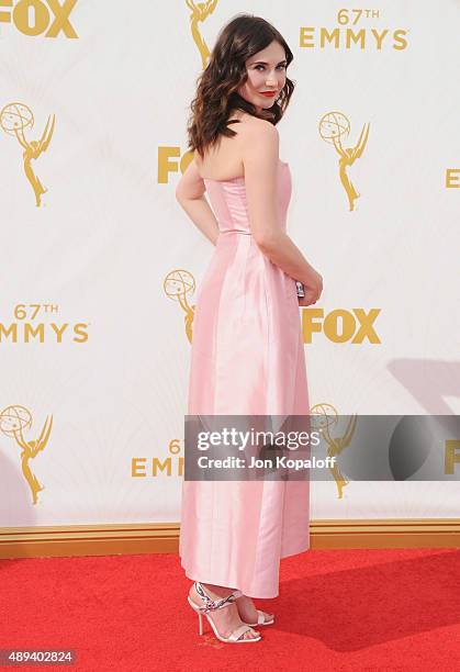 Actress Carice van Houten arrives at the 67th Annual Primetime Emmy Awards at Microsoft Theater on September 20, 2015 in Los Angeles, California.