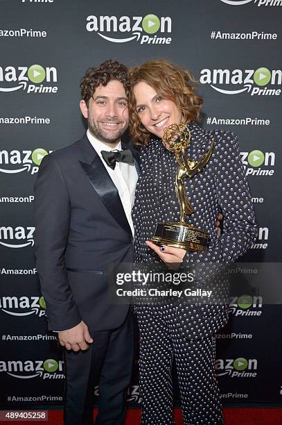 Head of Comedy at Amazon Studios Joe Lewis and executive producer/writer Jill Soloway attend Amazon Prime's Emmy Celebration at The Standard Hotel on...