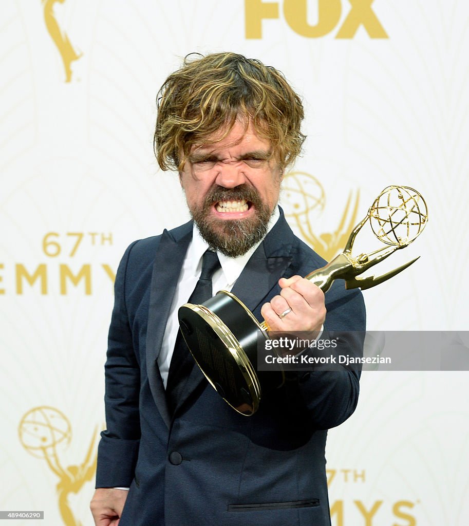 67th Annual Primetime Emmy Awards - Press Room