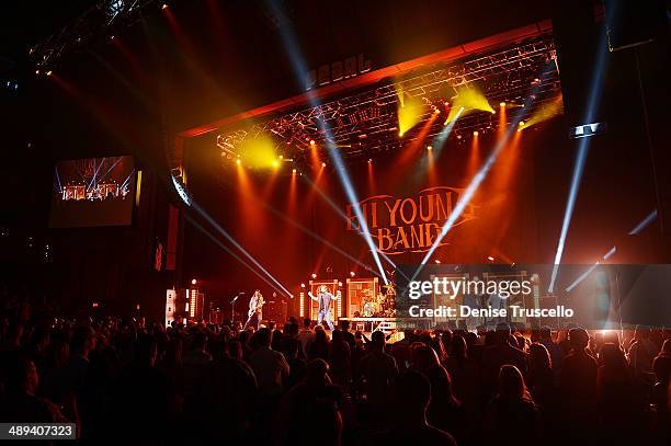 Eli Young Band performs at the Pearl inside the Palms Casino Resort on May 10, 2014 in Las Vegas, Nevada.