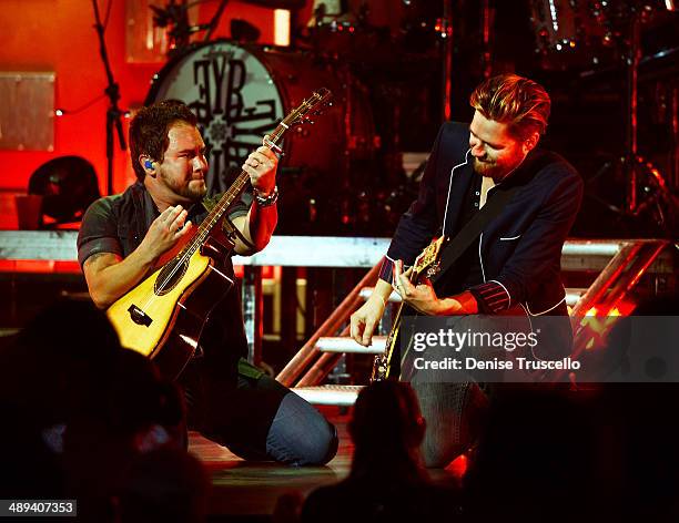 Mike Eli of the Eli Young Band performs at the Pearl inside the Palms Casino Resort on May 10, 2014 in Las Vegas, Nevada.