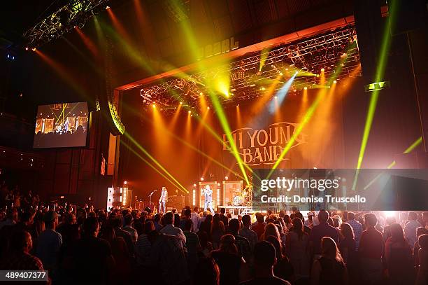 Eli Young Band performs at the Pearl inside the Palms Casino Resort on May 10, 2014 in Las Vegas, Nevada.