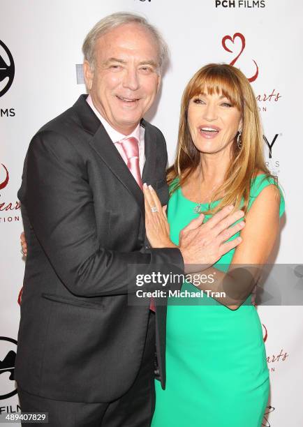 James Keach and Jane Seymour arrive at the Open Hearts Foundation 4th Annual Gala held on May 10, 2014 in Malibu, California.