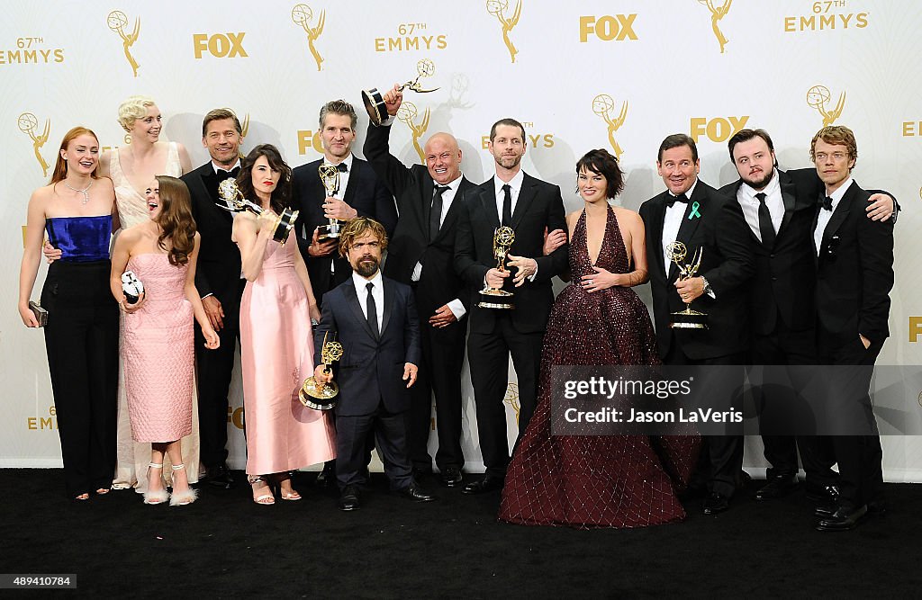 67th Annual Primetime Emmy Awards - Press Room