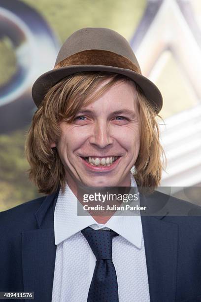 Bronson Webb attends the World Premiere of 'Pan' at Odeon Leicester Square on September 20, 2015 in London, England.