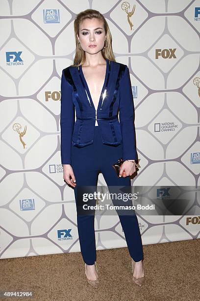 Actress Skyler Samuels attends the 67th Primetime Emmy Awards Fox after party on September 20, 2015 in Los Angeles, California.