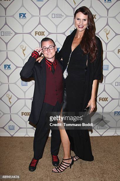 Actress Erika Ervin and guest attend the 67th Primetime Emmy Awards Fox after party on September 20, 2015 in Los Angeles, California.